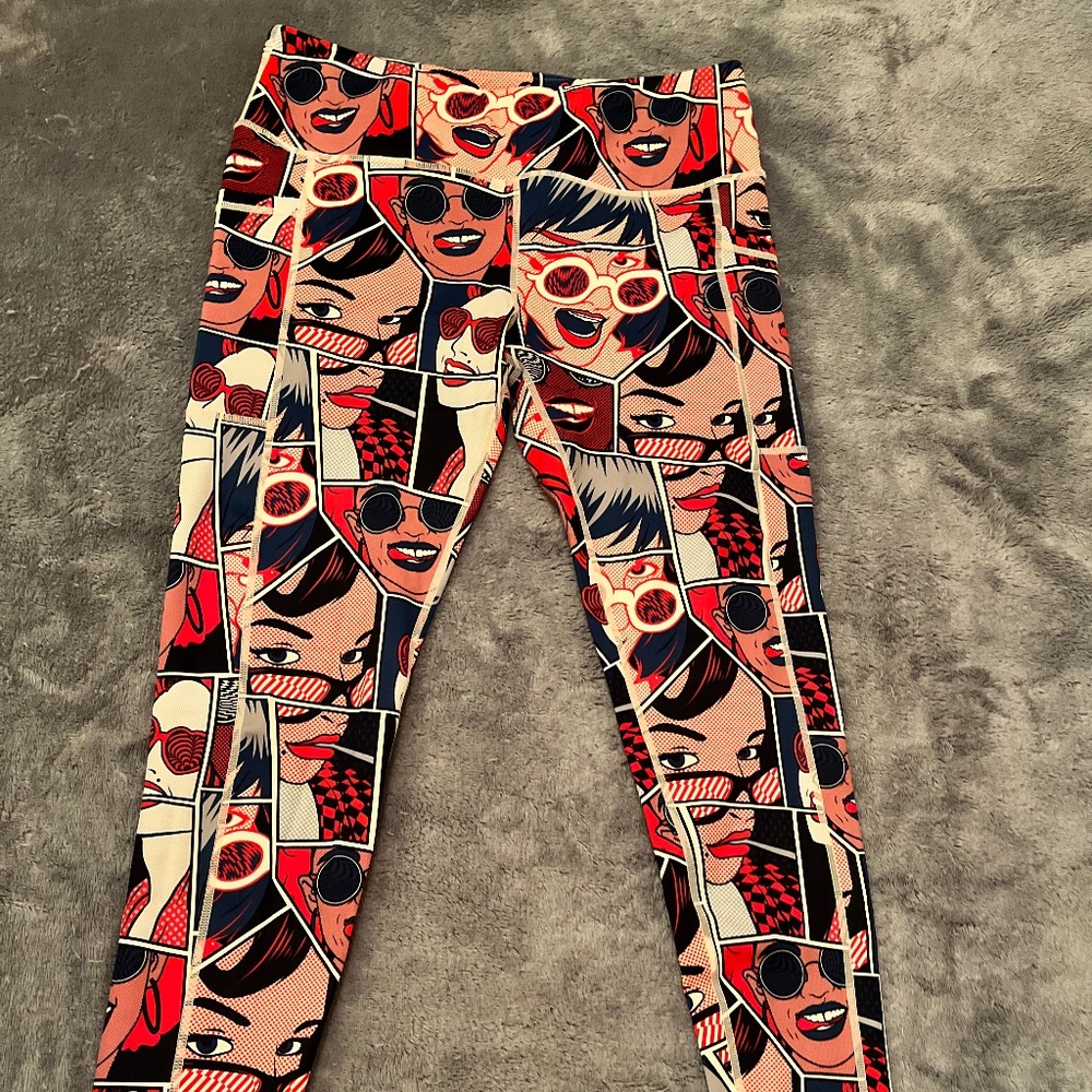 CVG large full length leggings pop art constantly varied gear
